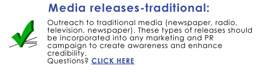 media releases traditional